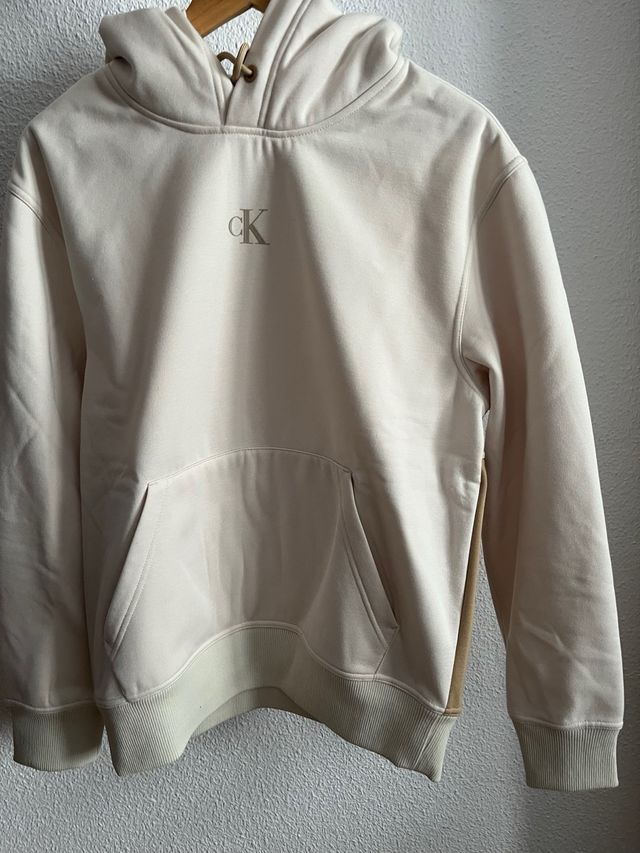 Sudadera Calvin Klein Beige - Talla S