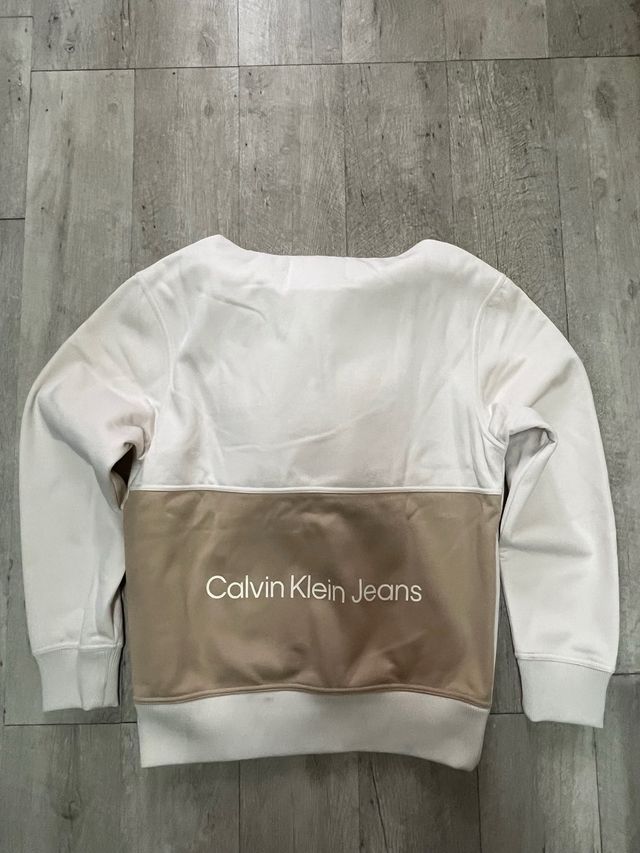 Sudadera Calvin Klein Beige - Talla S