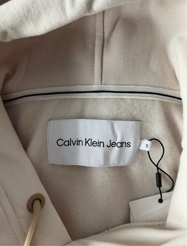 Sudadera Calvin Klein Beige - Talla S