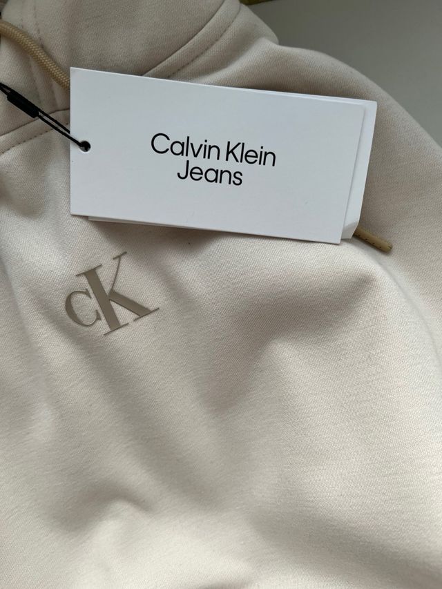 Sudadera Calvin Klein Beige - Talla S