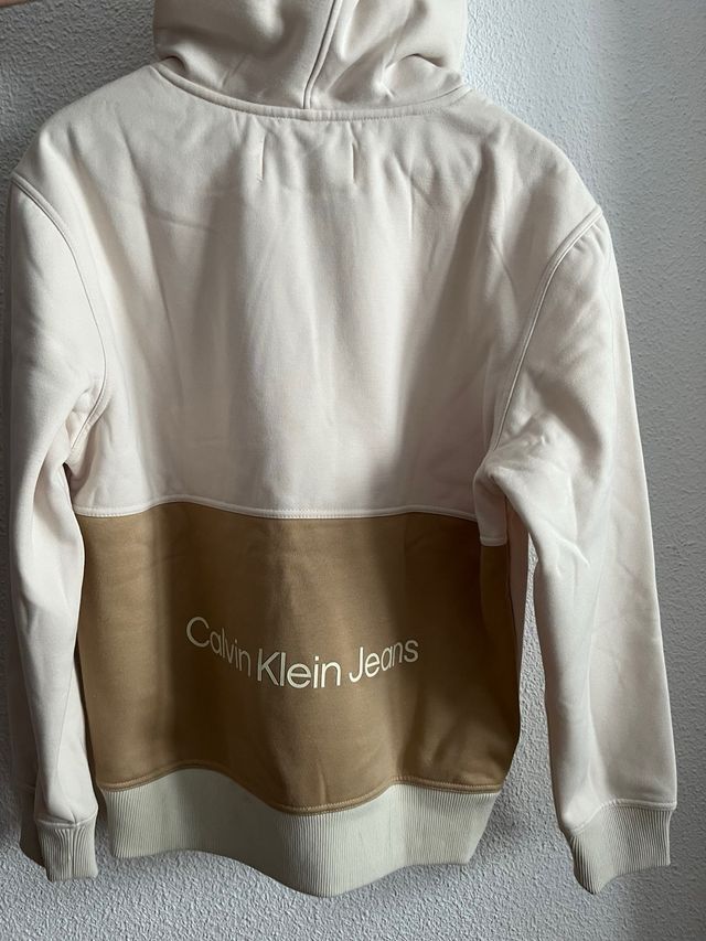 Sudadera Calvin Klein Beige - Talla S