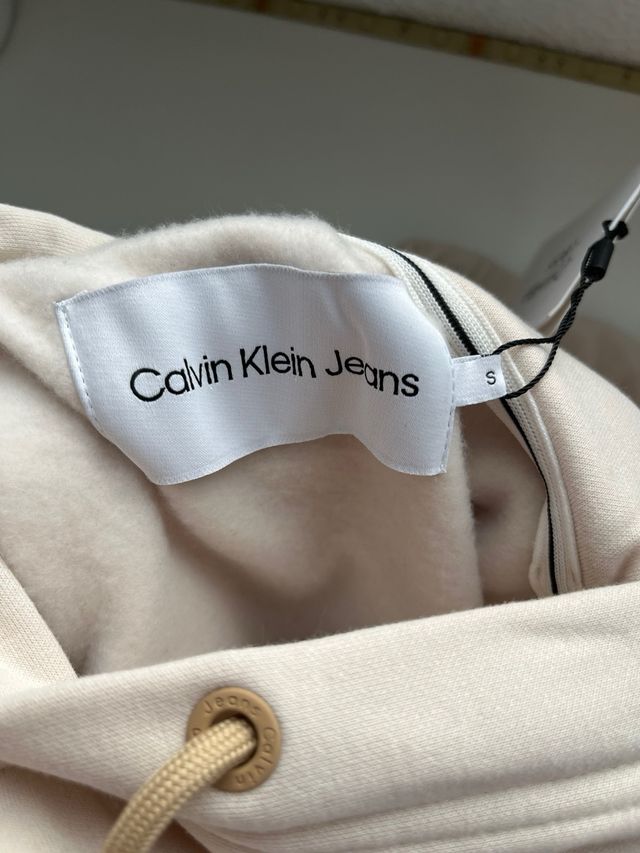 Sudadera Calvin Klein Beige - Talla S