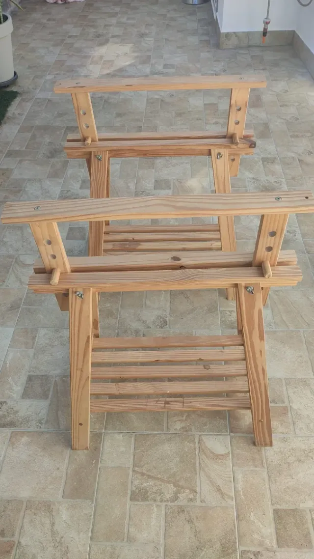 Borriquetas de madera