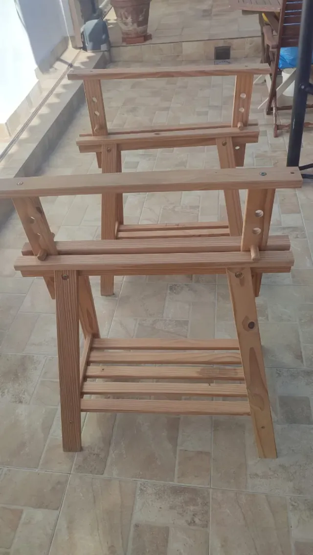 Borriquetas de madera