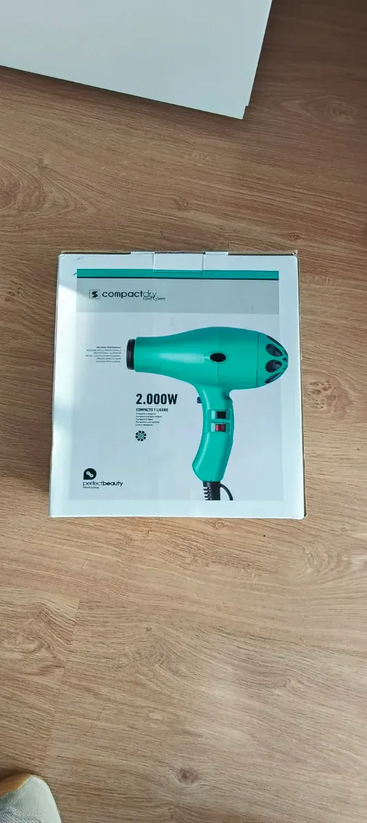 Secador de pelo Perfect Beauty Compact Dry Verde