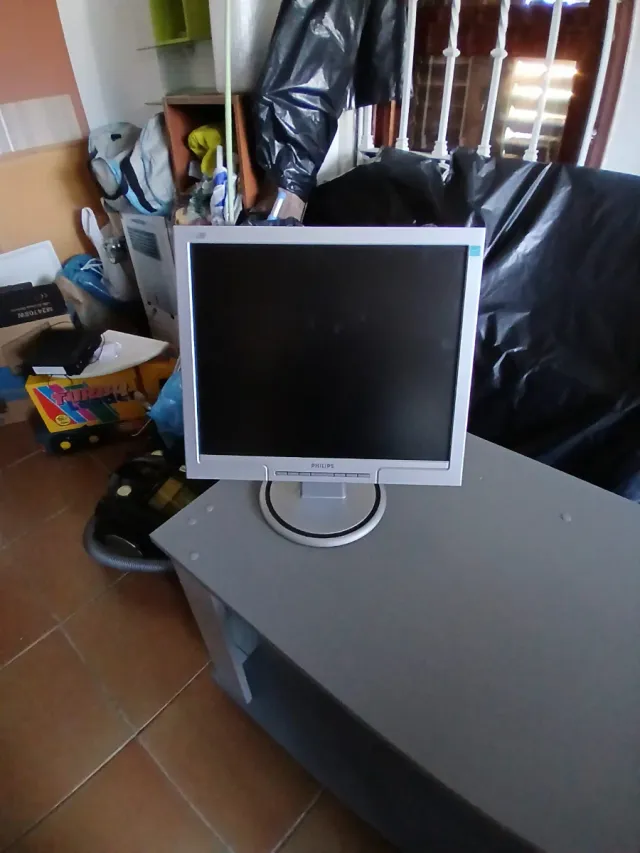 Monitor Philips Plata y Negro