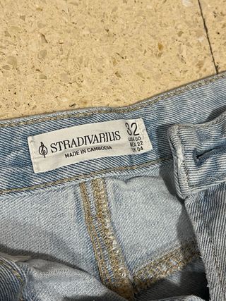 Stradivarius Jorts Vaqueros Azules Talla XS