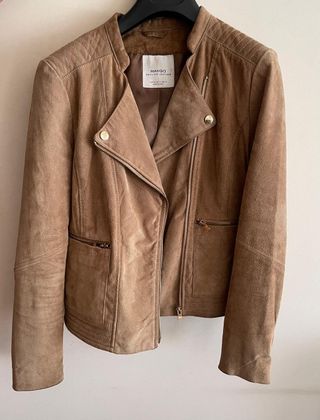 Cazadora Mango ante marrón