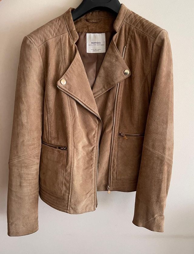 Cazadora Mango ante marrón