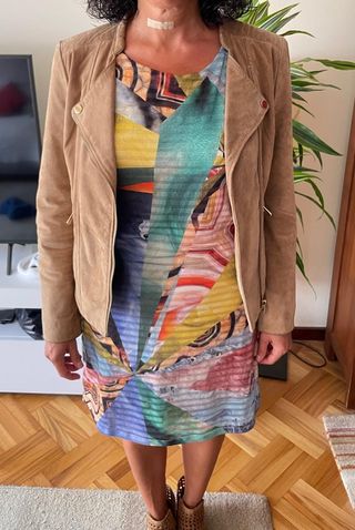 Cazadora Mango ante marrón