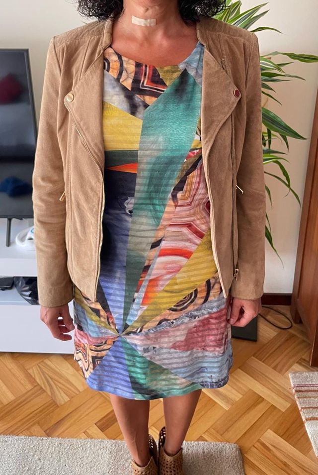 Cazadora Mango ante marrón