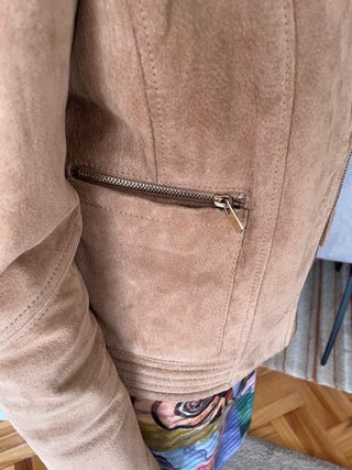 Cazadora Mango ante marrón