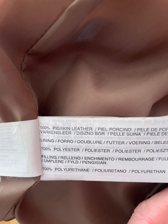 Cazadora Mango ante marrón