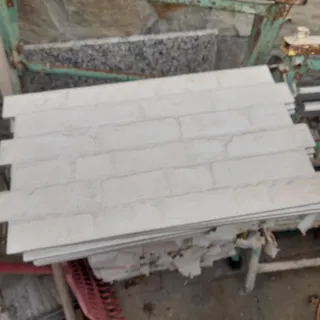 9 Azulejos de pared imitación ladrillo blanco