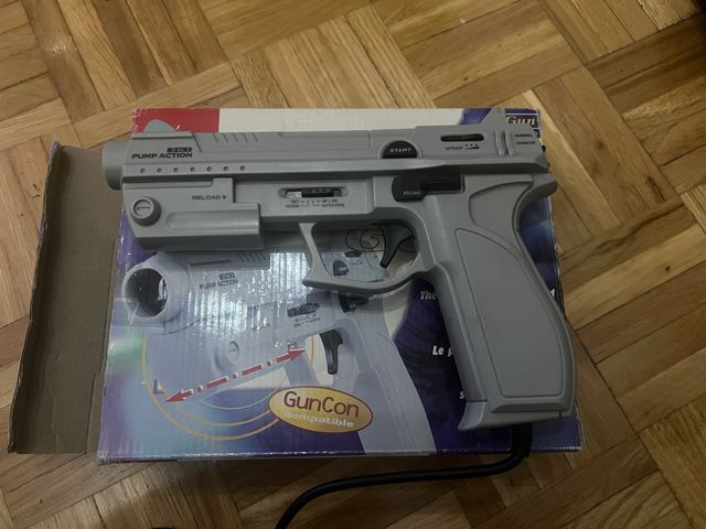 GunCon Playstation pistola pump action