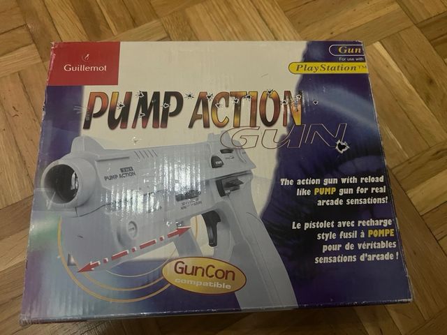 GunCon Playstation pistola pump action
