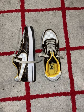 Zapatos Louis Vuitton Marrones y Blancos