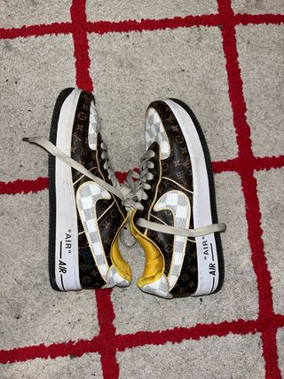 Zapatos Louis Vuitton Marrones y Blancos