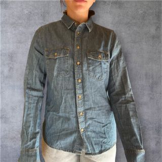 Chaqueta vaquera azul Bershka