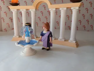 Playmobil Romanos con Fuente y Antorchas