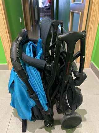 Silla de paseo ligera azul