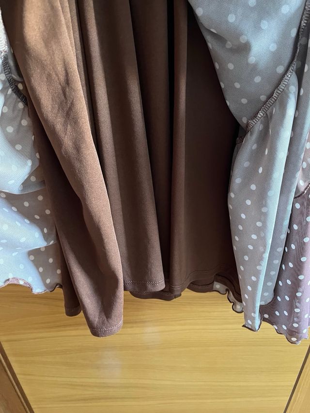 Vestido lunares Stradivarius talla única