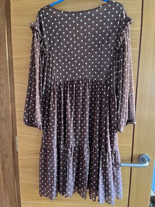 Vestido lunares Stradivarius talla única