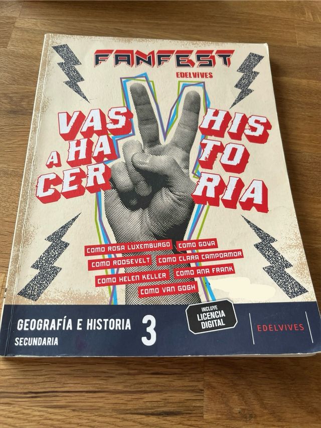 Libro de texto: Geografía e Historia 3 ESO