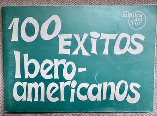 Lote 3 libros partituras: 100 Éxitos