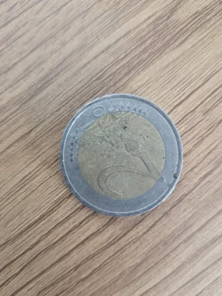 Moneda 2 Euros Francia 2001 Error Raro
