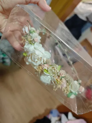 Tocado comunión niña COCONUT flores