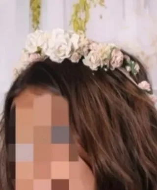 Tocado comunión niña COCONUT flores