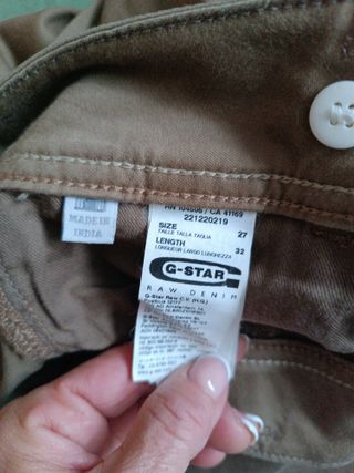 Pantalón G-Star chica, regalo otro pantalón ver fo