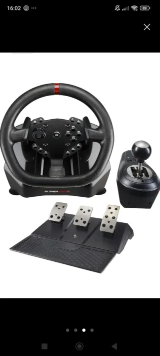 Volante, Pedales y Palanca de Cambios