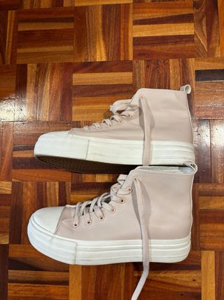 Zapatillas plataforma rosas T-39 Primark