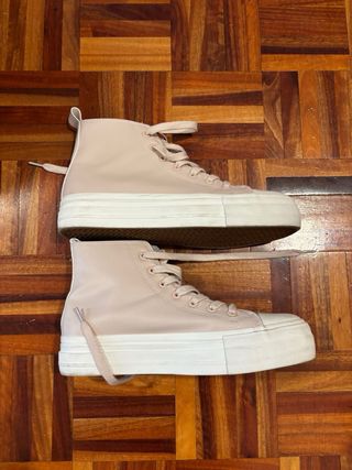 Zapatillas plataforma rosas T-39 Primark