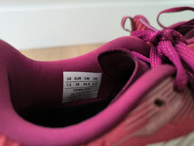 Zapatillas trail 361 Futura rosa/granate talla 39