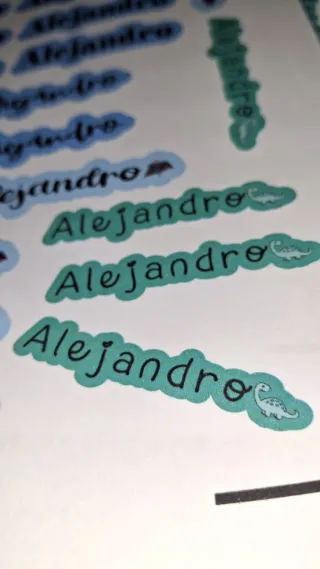 Etiquetas personalizadas