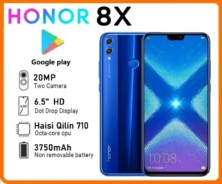 Huawei Honor 8X 128GB 6GB RAM NUOVO Nero + custodia