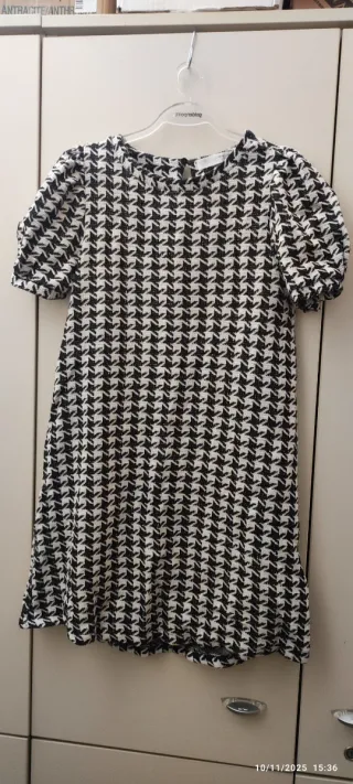 Vestito Zara fantasia pied de poule