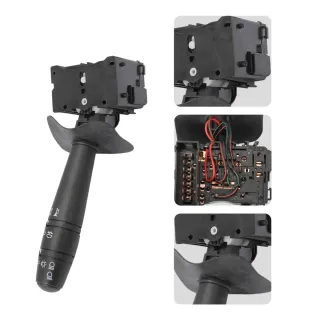 Manete de pisca e luzes