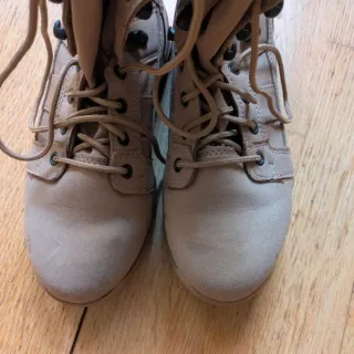 Botas militares tácticas beige talla 40