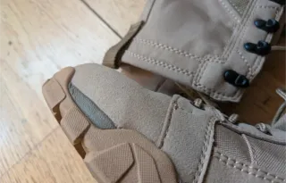 Botas militares tácticas beige talla 40