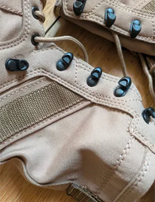 Botas militares tácticas beige talla 40
