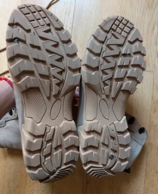 Botas militares tácticas beige talla 40