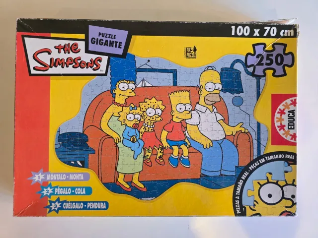 Puzzle Los Simpsons 250 piezas Educa 100x70cm