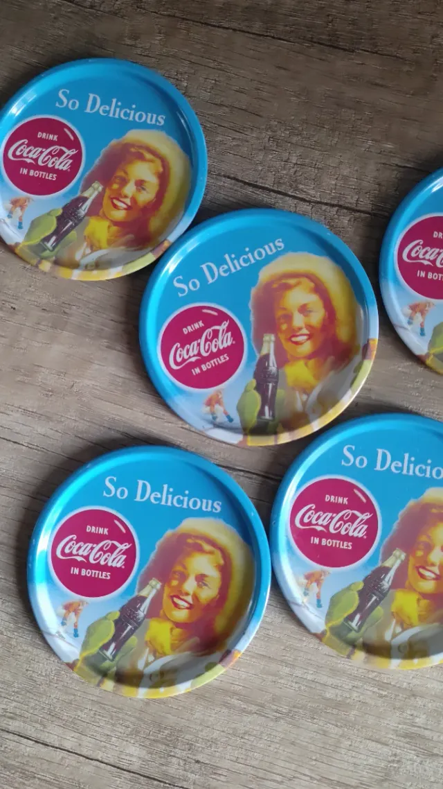 Sottobicchieri Coca Cola con cofanetto