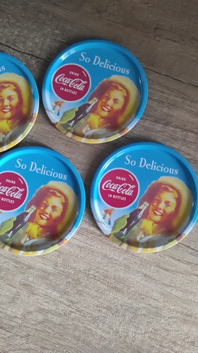 Sottobicchieri Coca Cola con cofanetto