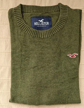 Jersey Hollister Verde Talla M