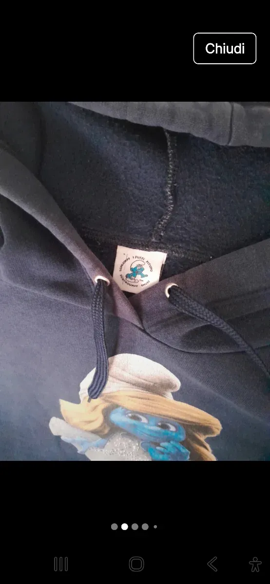 Felpa cotone I Puffi